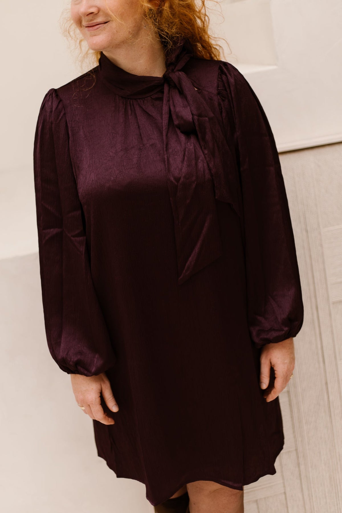 SL dress aubergine 26716 - Bij Keesje - Smashed Lemon - Jurk