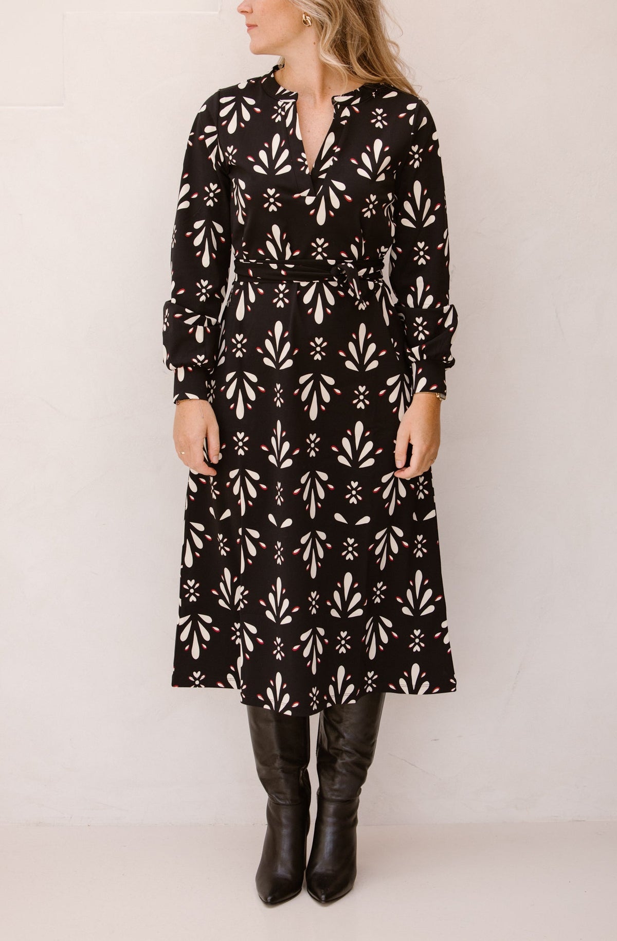 SL Dress Black - Off white 25656 - Bij Keesje - Smashed Lemon