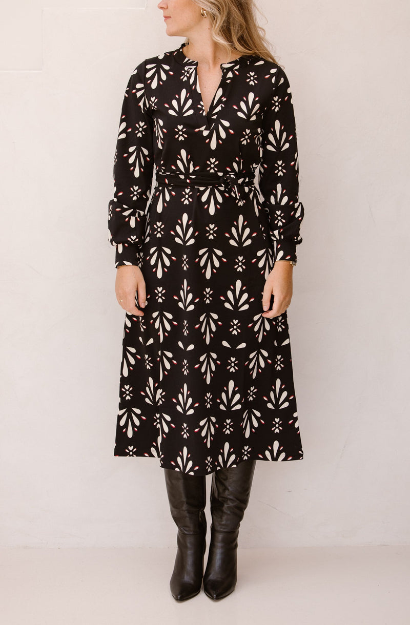 SL Dress Black - Off white 25656 - Bij Keesje - Smashed Lemon