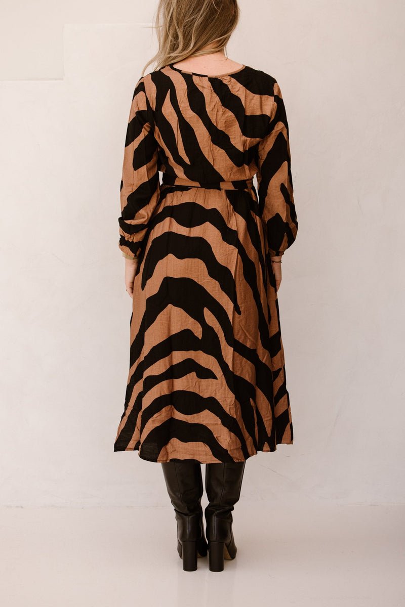 SL Dress Brown - Black 25557 - Bij Keesje - Smashed Lemon