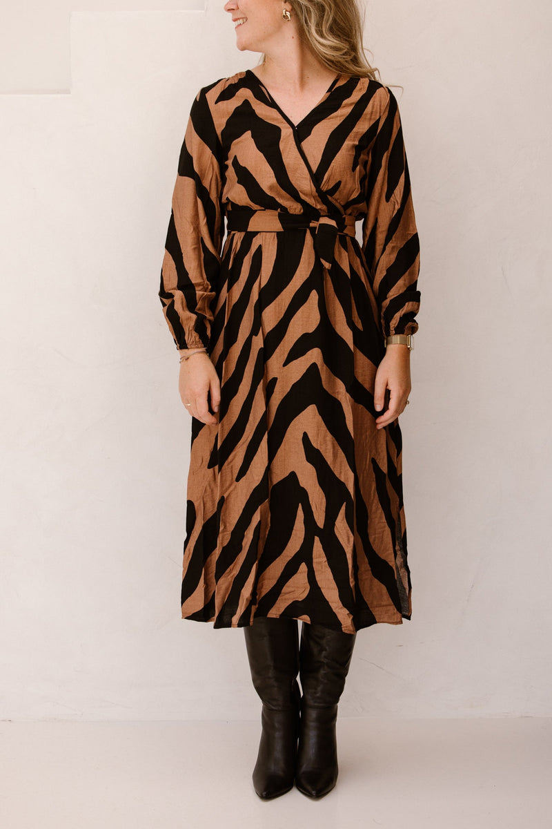 SL Dress Brown - Black 25557 - Bij Keesje - Smashed Lemon