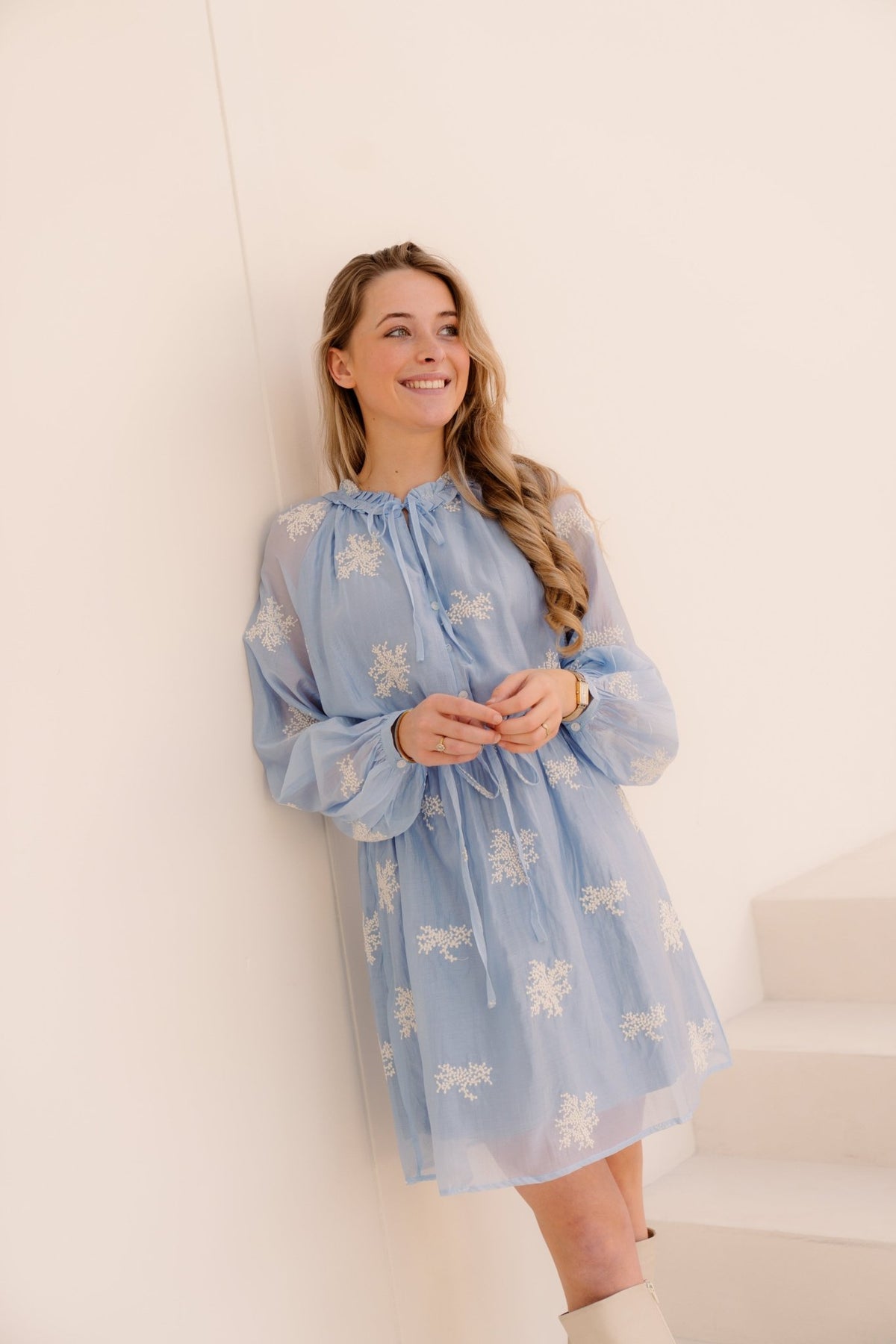 SL Dress Light Blue 26062 - Bij Keesje - Smashed Lemon - Jurk