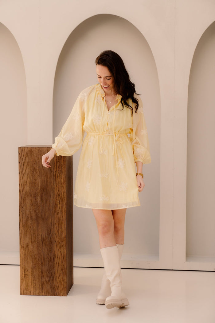 SL Dress Light Yellow 26062 - Bij Keesje - Smashed Lemon - Jurk