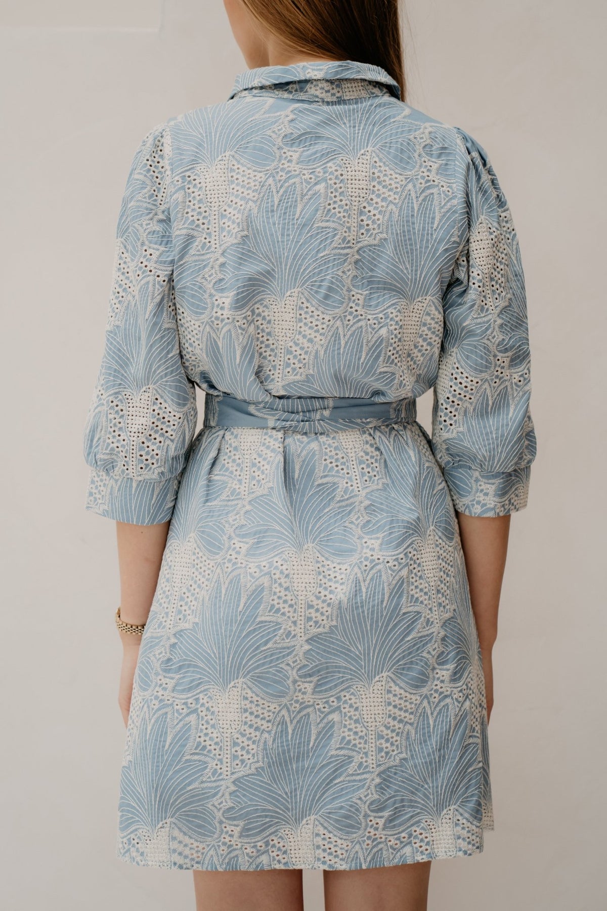 SL dress lightblue/offwhite 26313 - Bij Keesje - Smashed Lemon - Jurk