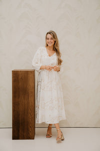 SL dress offwhite/gold 26321 - Bij Keesje - Smashed Lemon - jurk