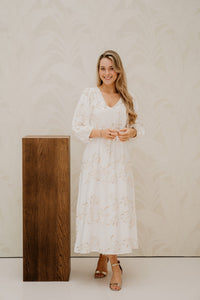 SL dress offwhite/gold 26321 - Bij Keesje - Smashed Lemon - jurk
