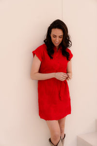 SL Dress red 26055 - Bij Keesje - Smashed Lemon - Jurk