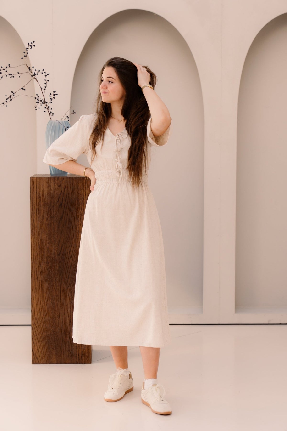 SL Dress Sand 26090 - Bij Keesje - Smashed Lemon - Jurk