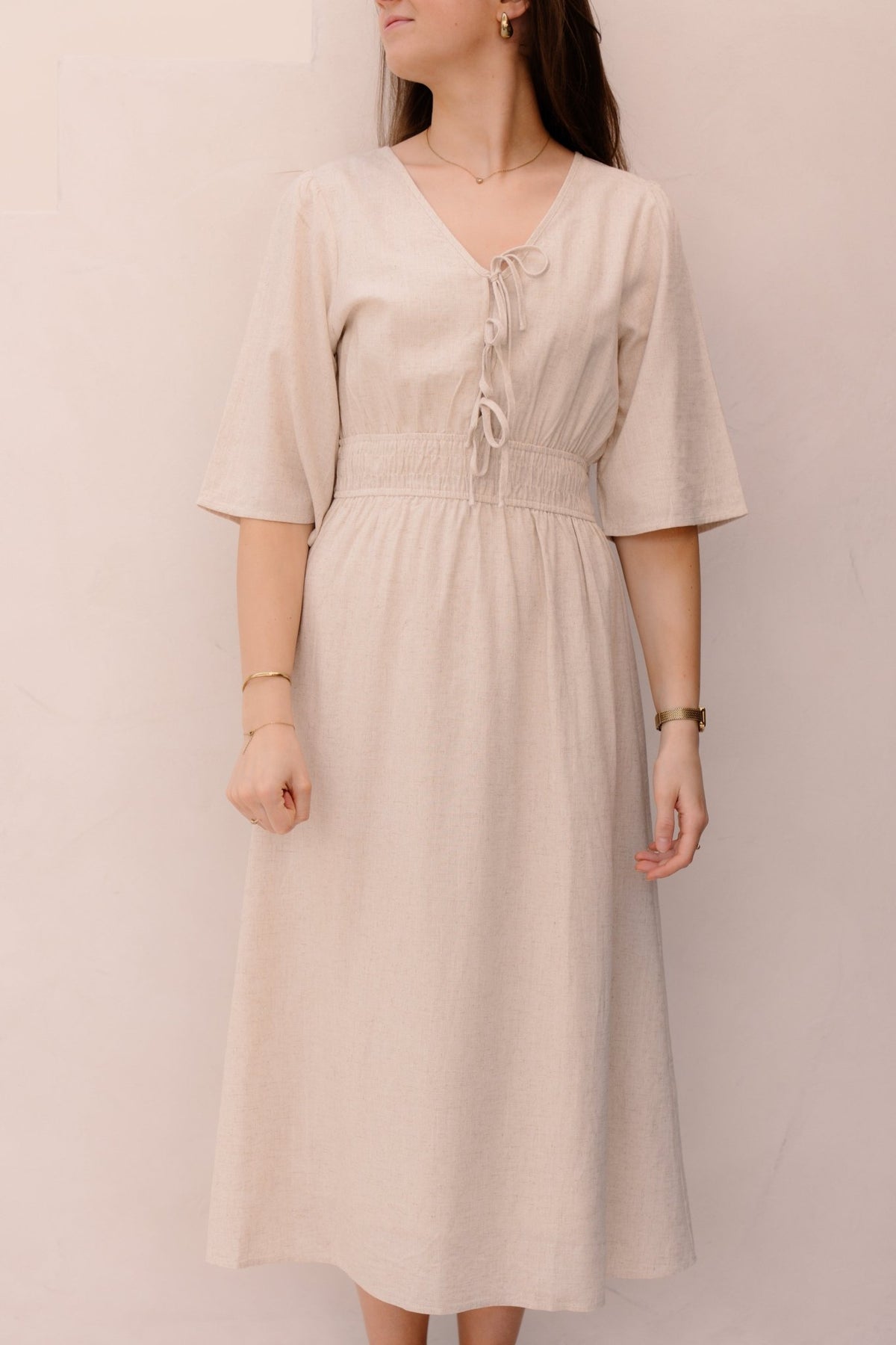 SL Dress Sand 26090 - Bij Keesje - Smashed Lemon - Jurk