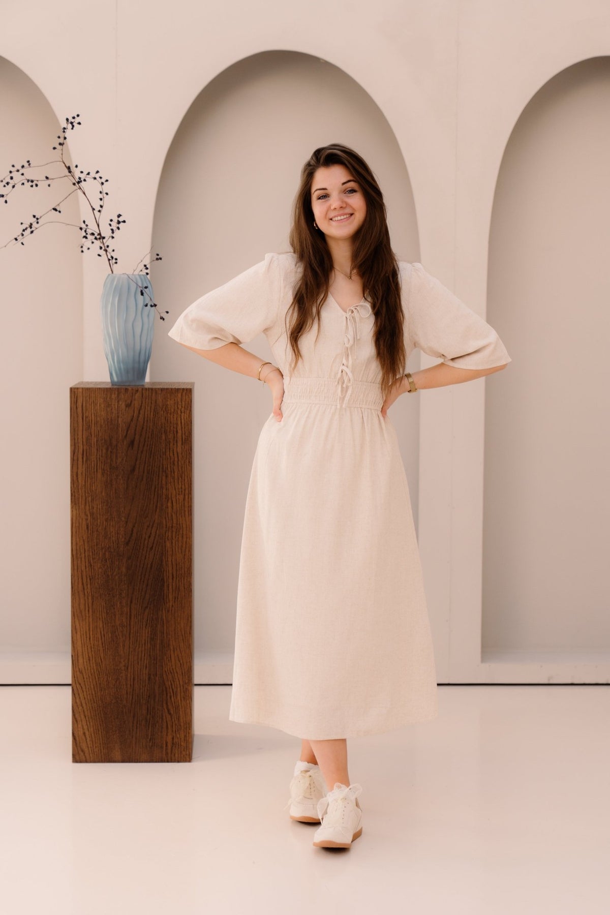 SL Dress Sand 26090 - Bij Keesje - Smashed Lemon - Jurk