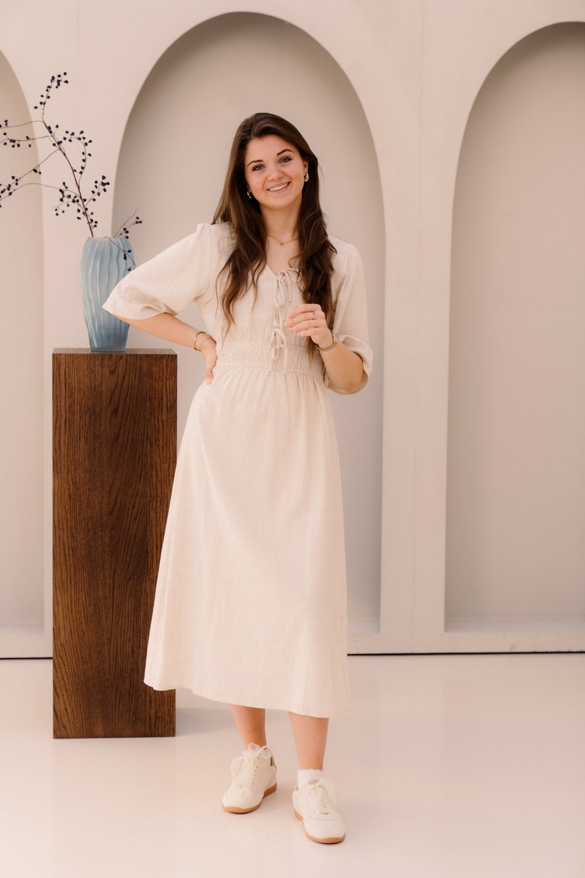 SL Dress Sand 26090 - Bij Keesje - Smashed Lemon - Jurk