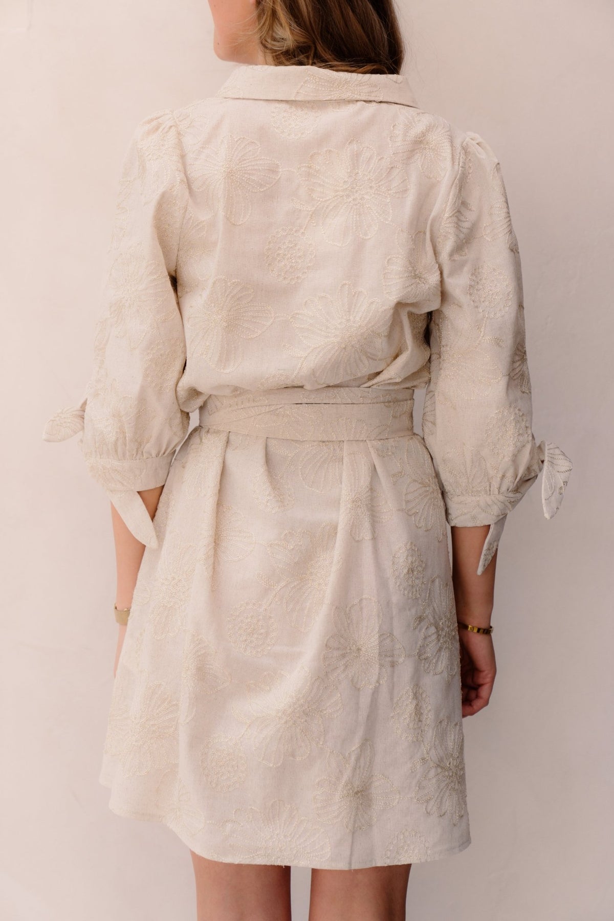 SL Dress Sand - Gold 26060 - Bij Keesje - Smashed Lemon - Jurk