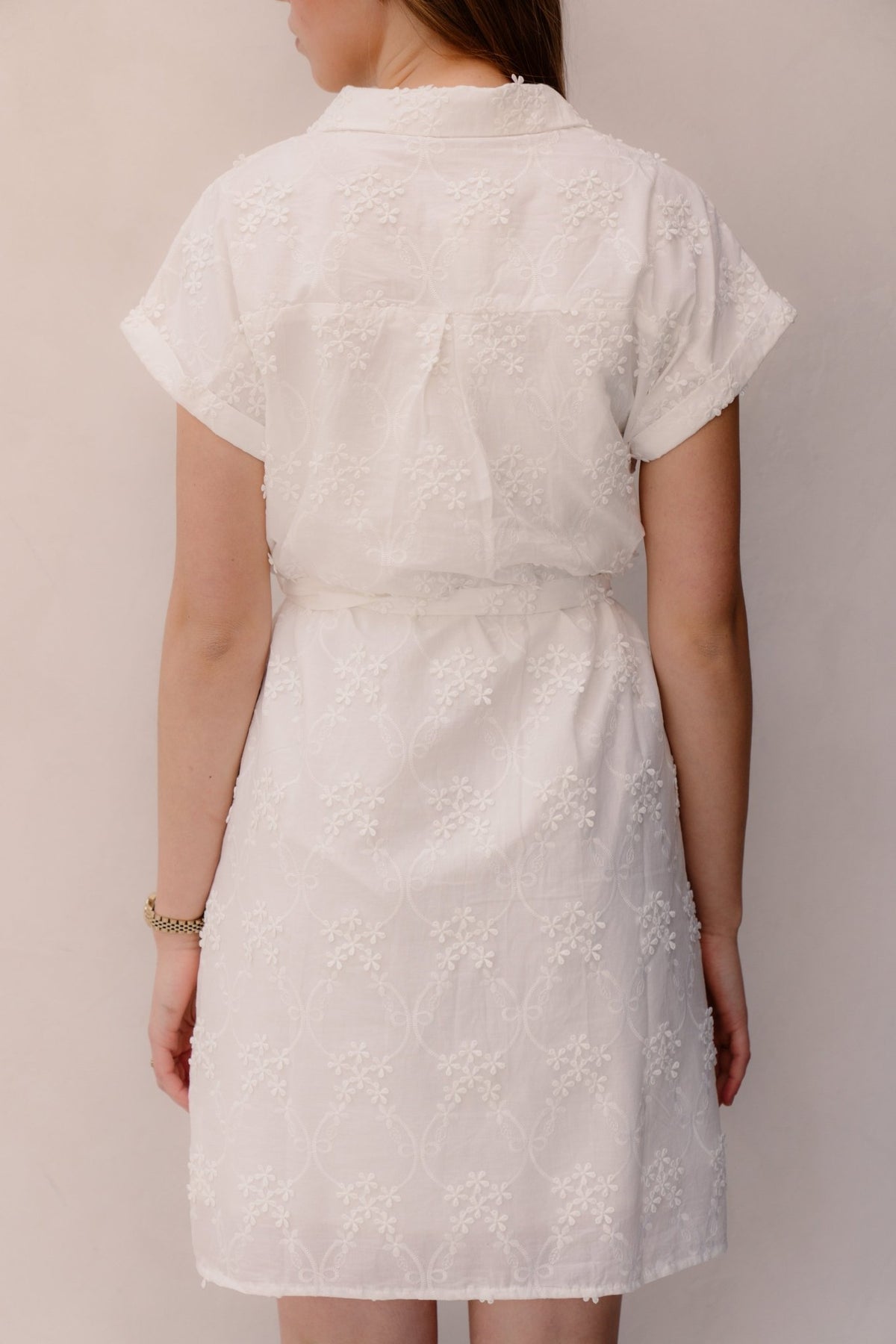 SL Dress white 26055 - Bij Keesje - Smashed Lemon - Jurk