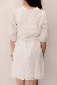 SL Dress White 26134 - Bij Keesje - Smashed Lemon - Jurk