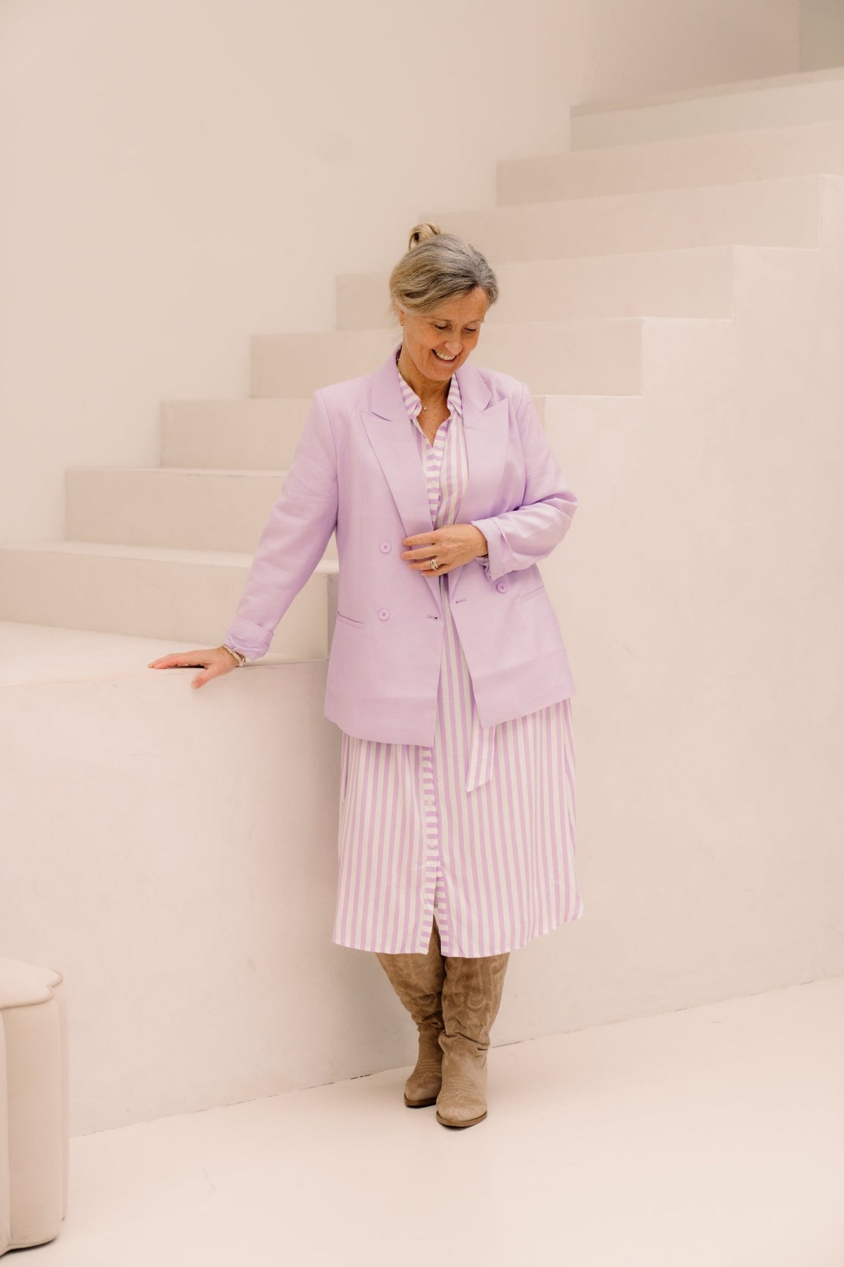 SL Jasmijn blazer lila - Bij Keesje - Smashed Lemon - Blazer