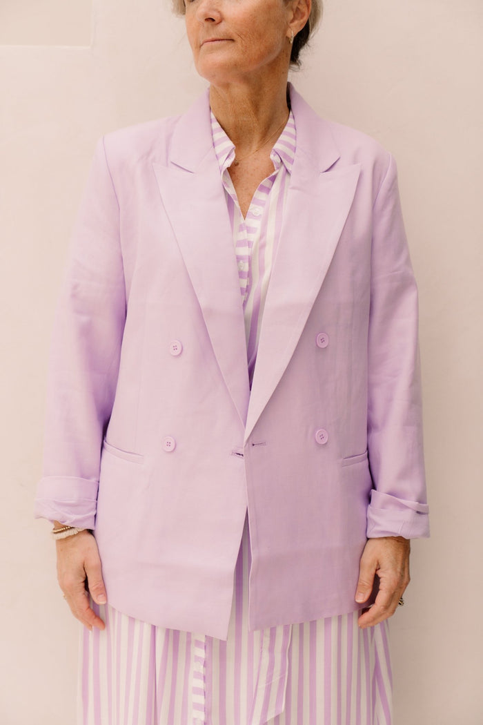 SL Jasmijn blazer lila - Bij Keesje - Smashed Lemon - Blazer
