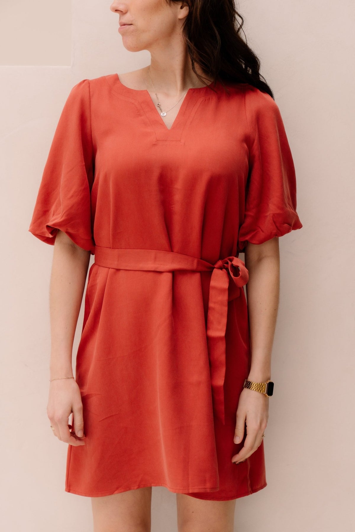 SL Jessica jurk brique - Bij Keesje - Smashed Lemon - Jurk