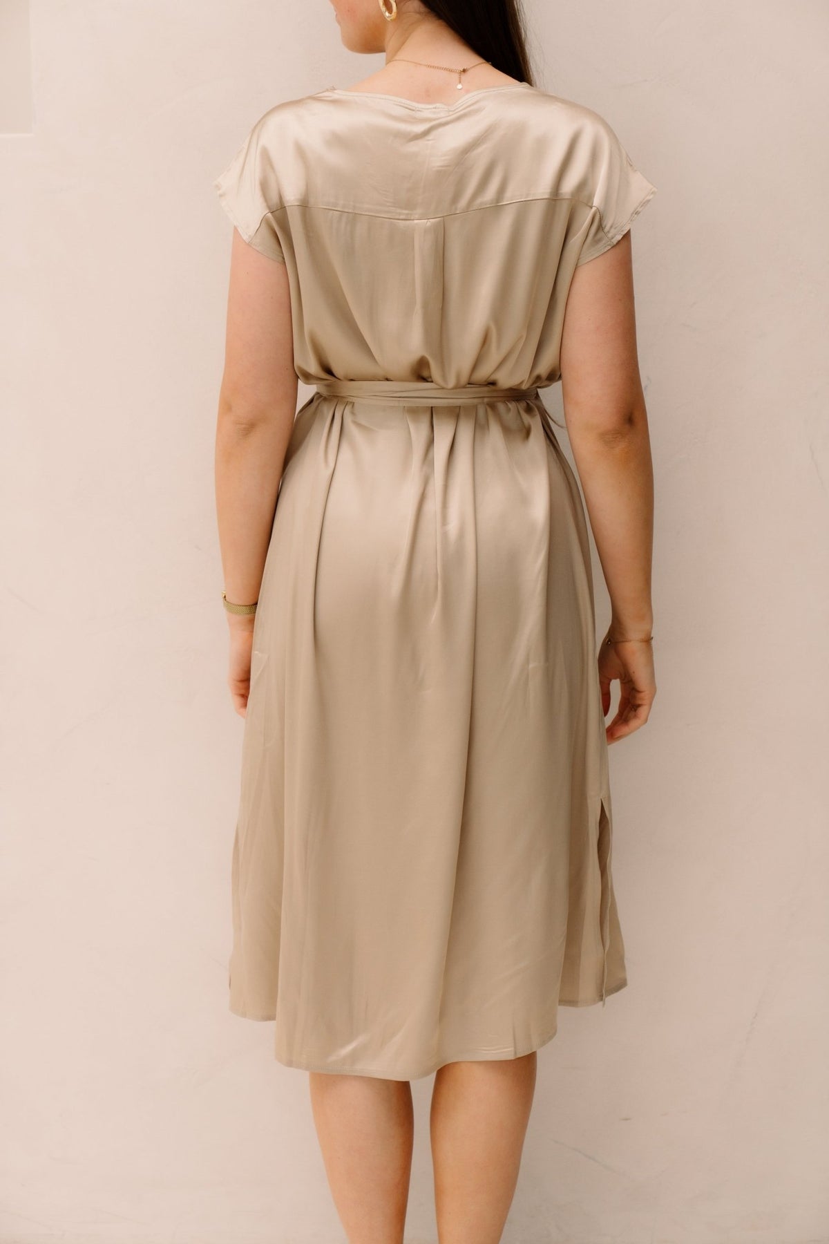 SL Joy jurk champagne - Bij Keesje - Smashed Lemon - Jurk