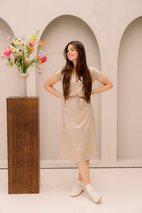 SL Joy jurk champagne - Bij Keesje - Smashed Lemon - Jurk