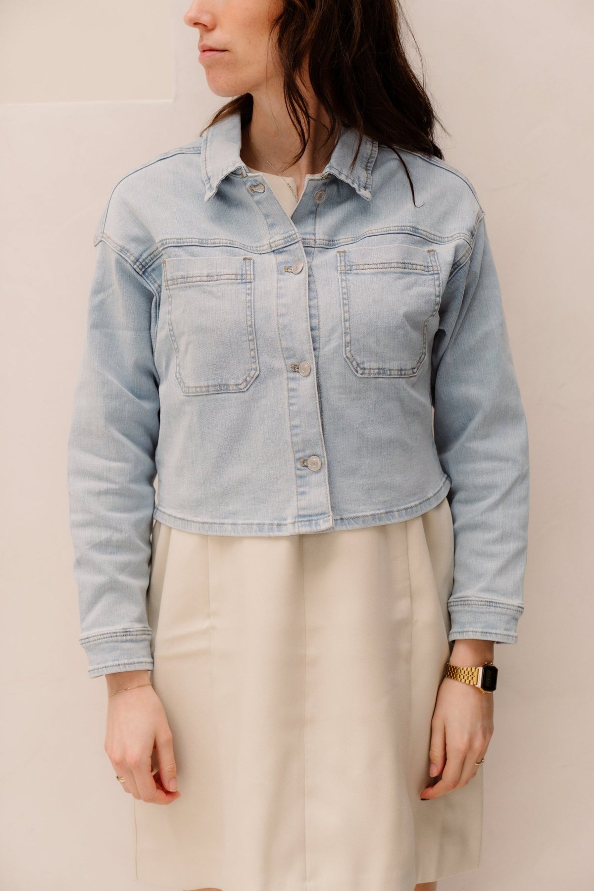 SL June denim jasje - Bij Keesje - Smashed Lemon - Jas