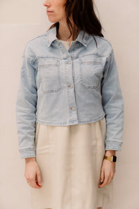 SL June denim jasje - Bij Keesje - Smashed Lemon - Jas