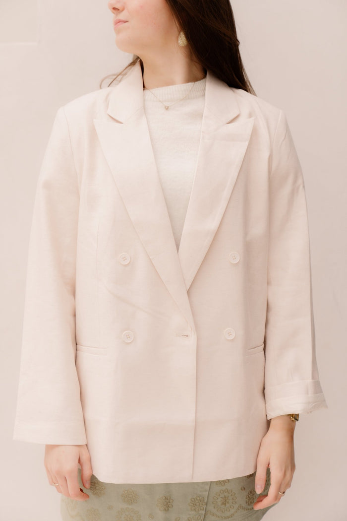 SL Juul blazer zand - Bij Keesje - Smashed Lemon - Blazer