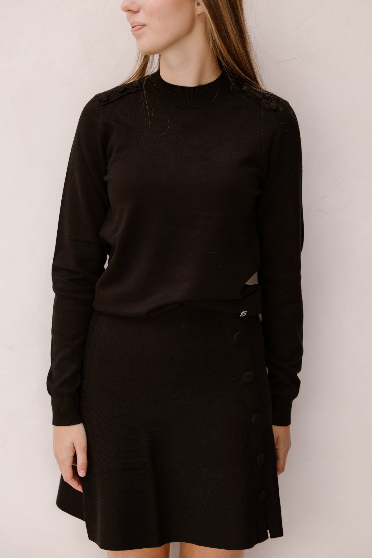 SL Knit top black 25505 - Bij Keesje - Smashed Lemon