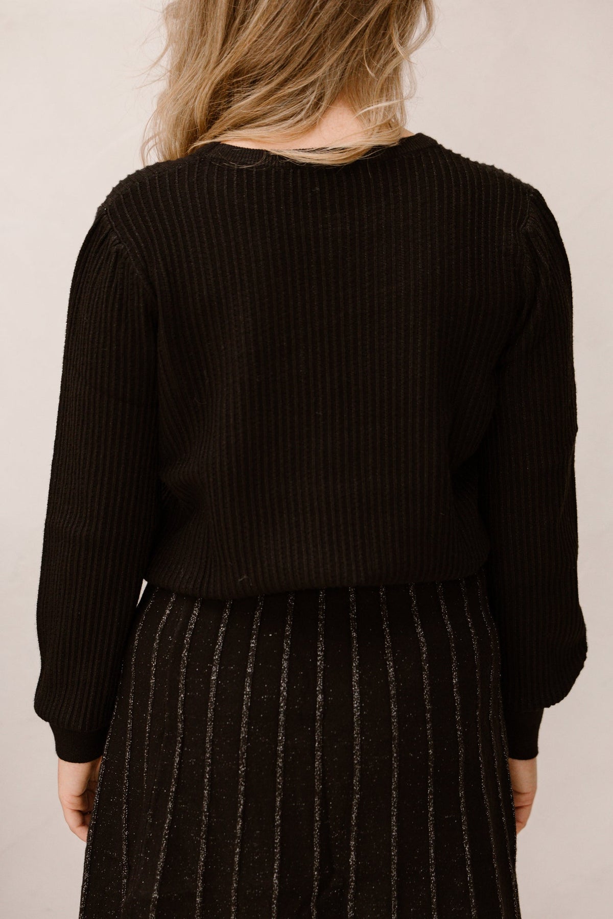 SL knit top black gold 25743 - Bij Keesje - Smashed Lemon