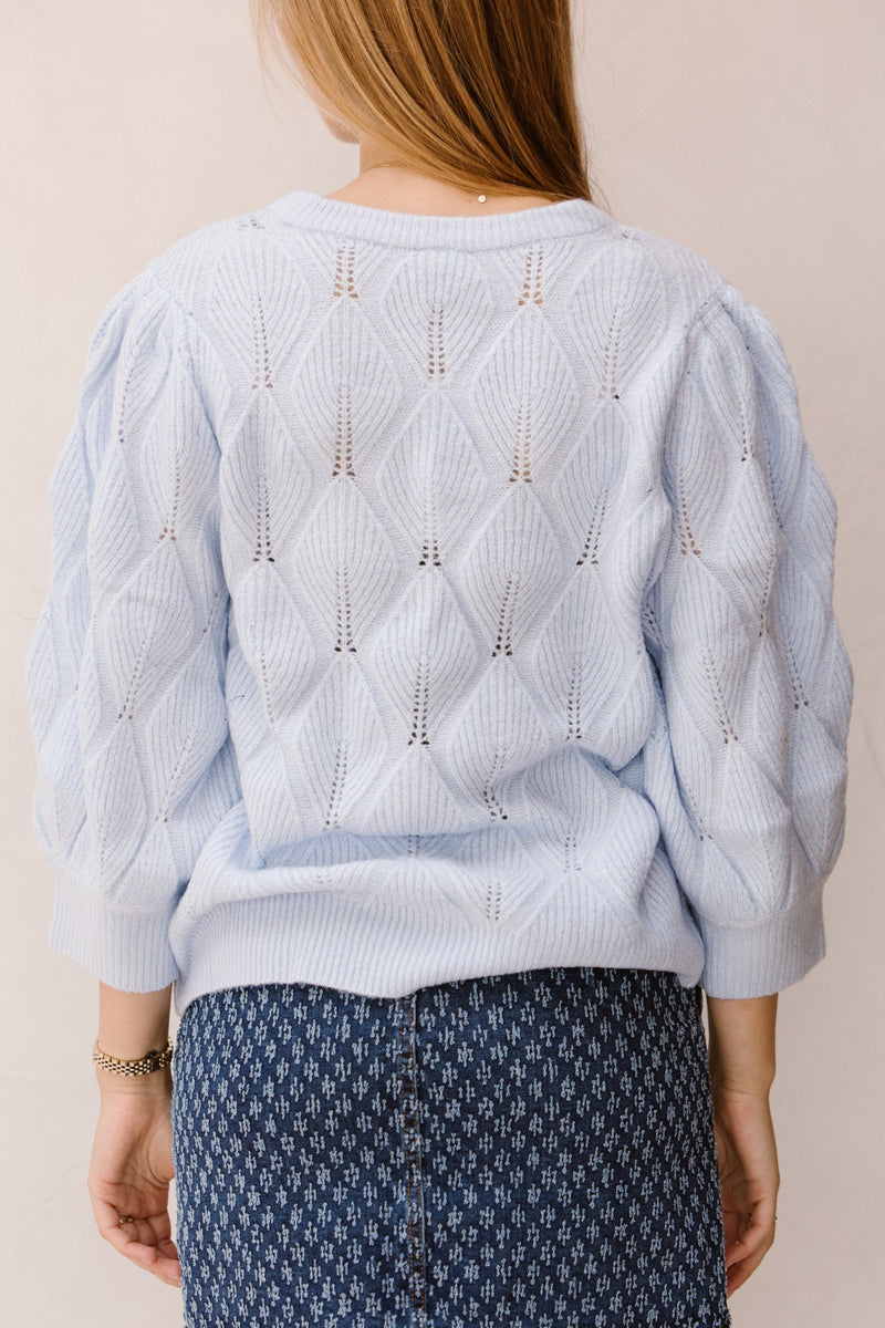 SL Knit top lightblue 25500 - Bij Keesje - Smashed Lemon