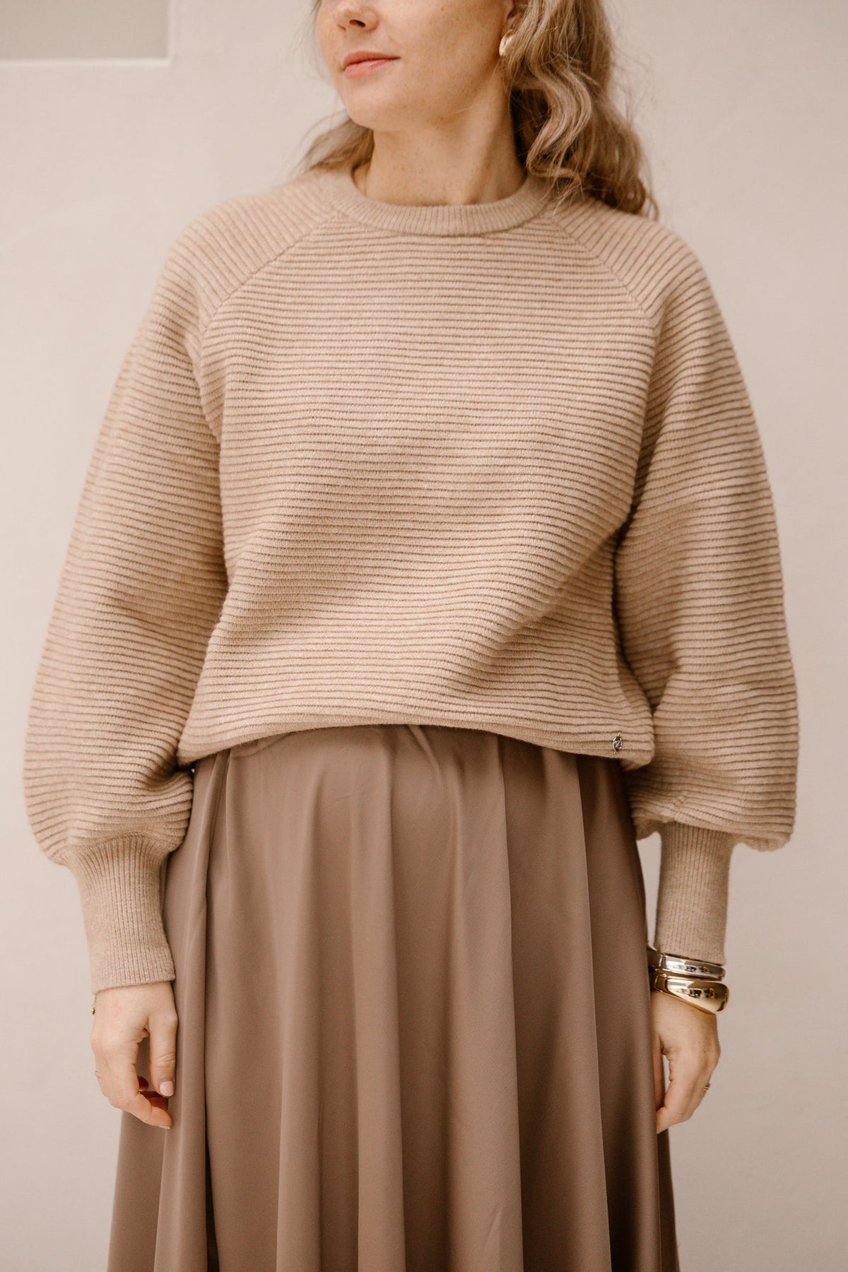 SL knit top sand 25747 - Bij Keesje - Smashed Lemon