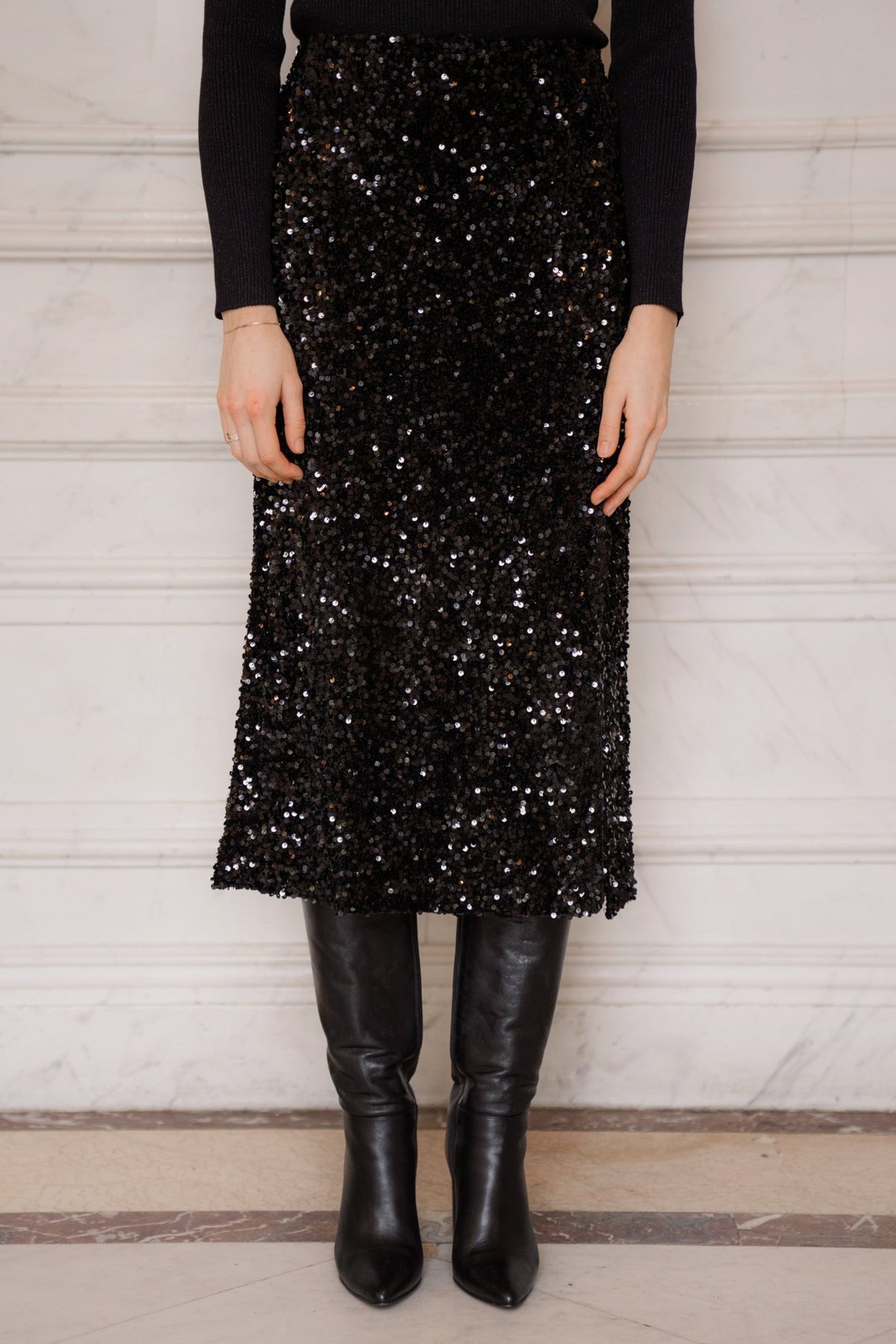 SL skirt black 25785 - Bij Keesje - Smashed Lemon