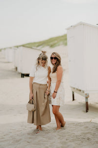 SL Skirt Sand - Copper 26070 - Bij Keesje - Smashed Lemon - Jurk