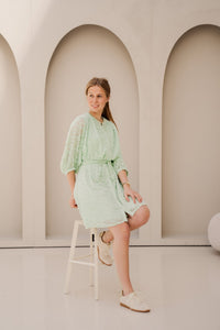 SL soft green dress 26316 - Bij Keesje - Smashed Lemon - jurk