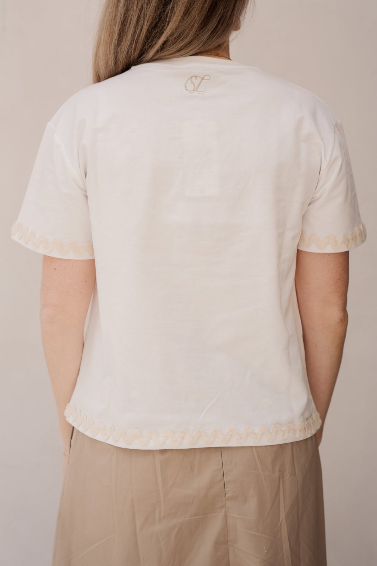 SL top off - white / sand 26355 - Bij Keesje - Smashed Lemon - top
