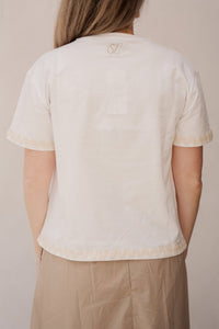 SL top off - white / sand 26355 - Bij Keesje - Smashed Lemon - top