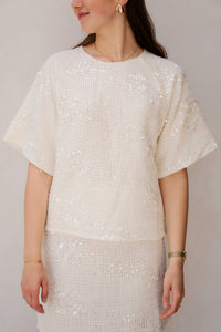 SL top off - white / silver 26324 - Bij Keesje - Smashed Lemon - top
