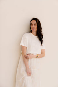 SL Top White - Sand 26120 - Bij Keesje - Smashed Lemon - Jurk