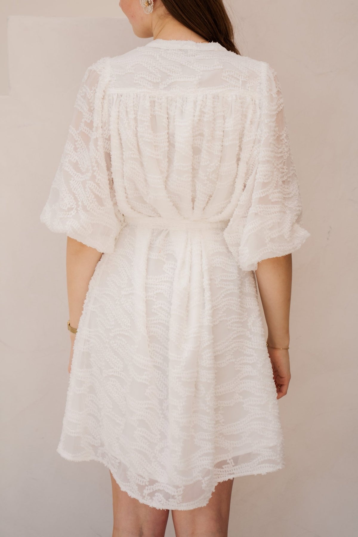 SL white dress 26316 - Bij Keesje - Smashed Lemon - jurk