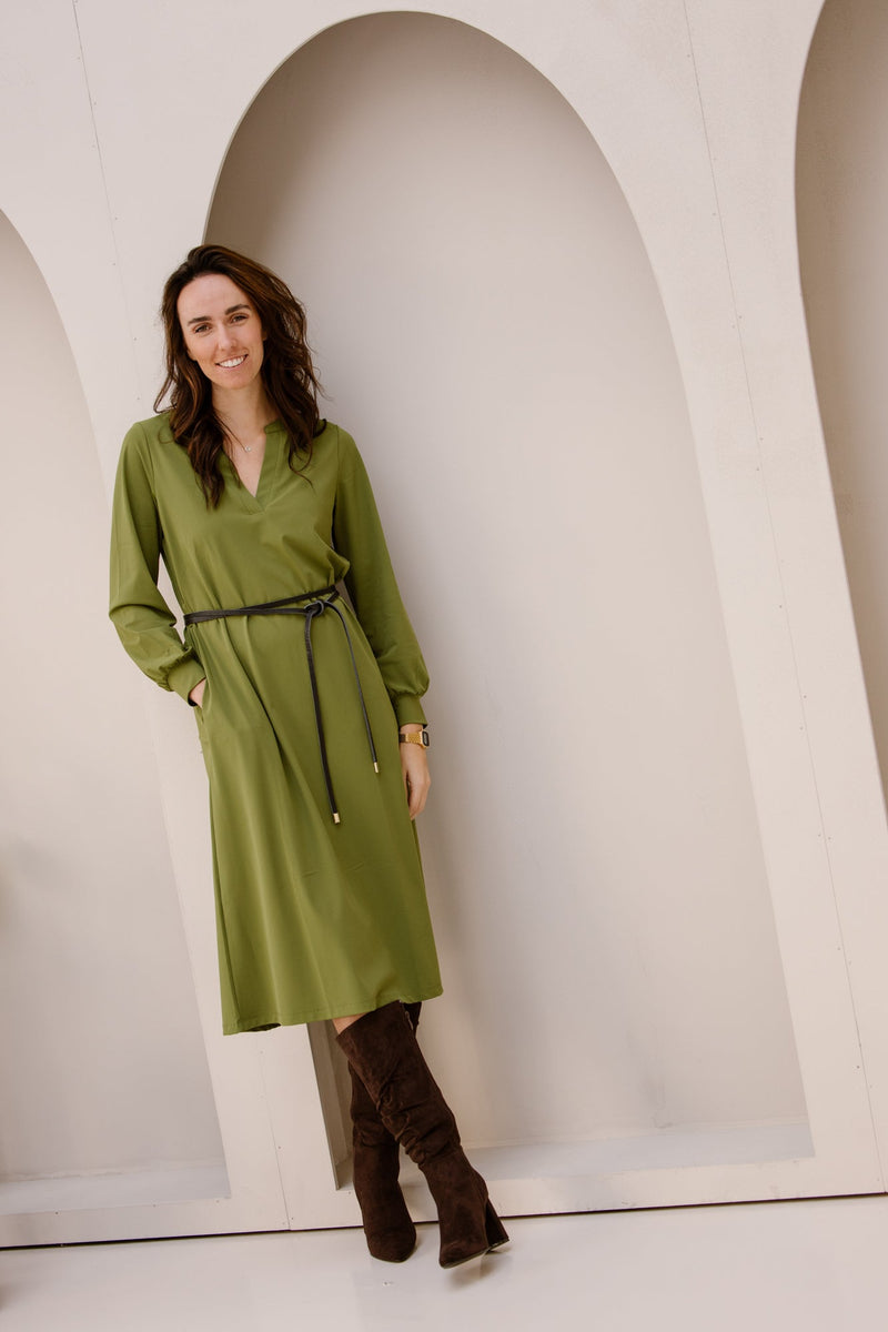 Smashed Lemon Dress Army Green - Bij Keesje - Smashed Lemon