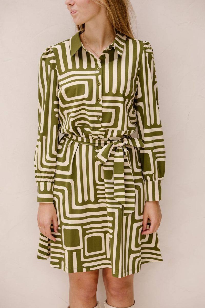 Smashed Lemon Dress Army - Sand 25658 - Bij Keesje - Smashed Lemon