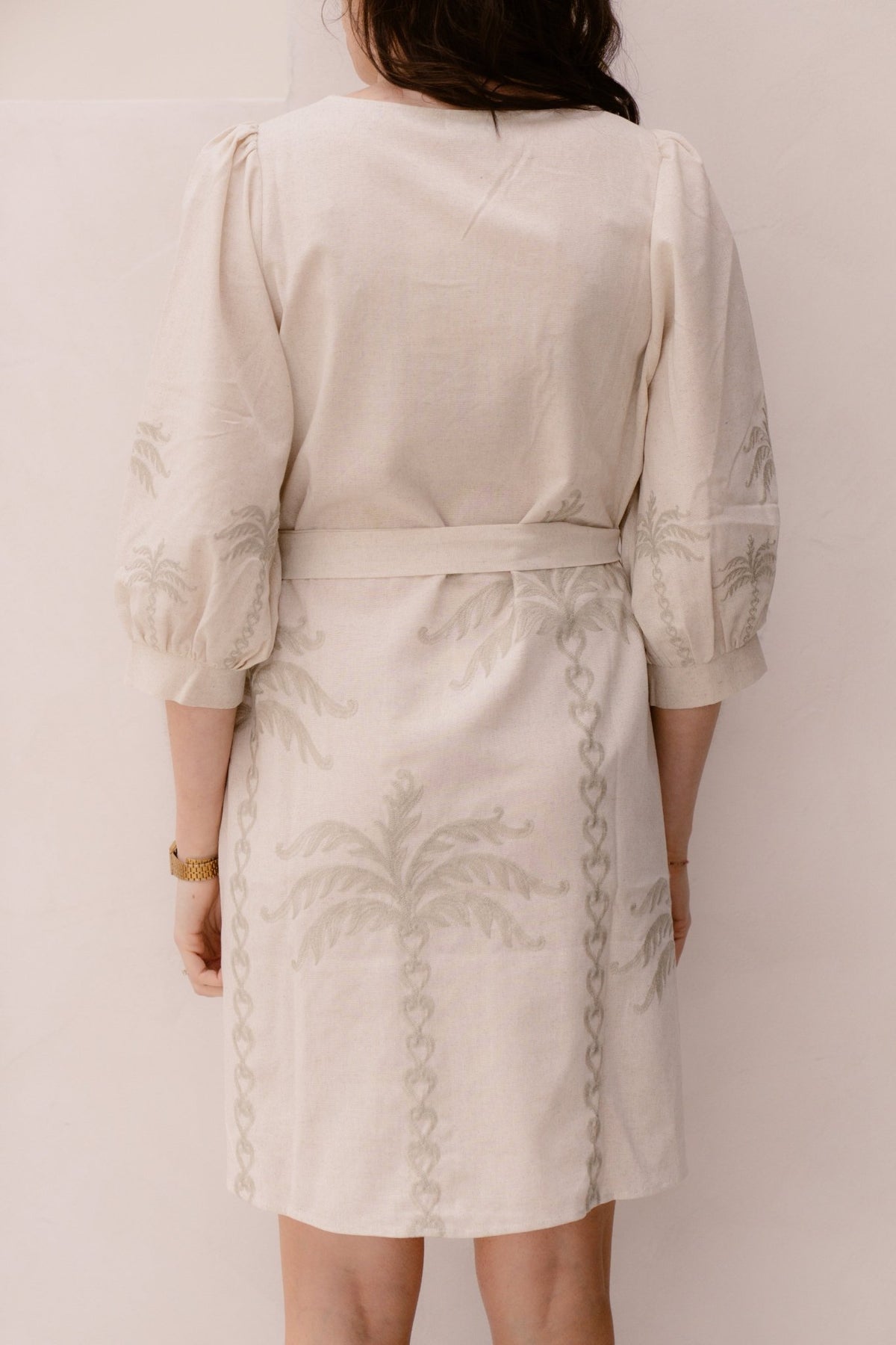 Smashed lemon dress linnen 26130 - Bij Keesje - Smashed Lemon - Jurk