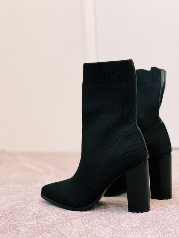 Sock boots black - Bij Keesje