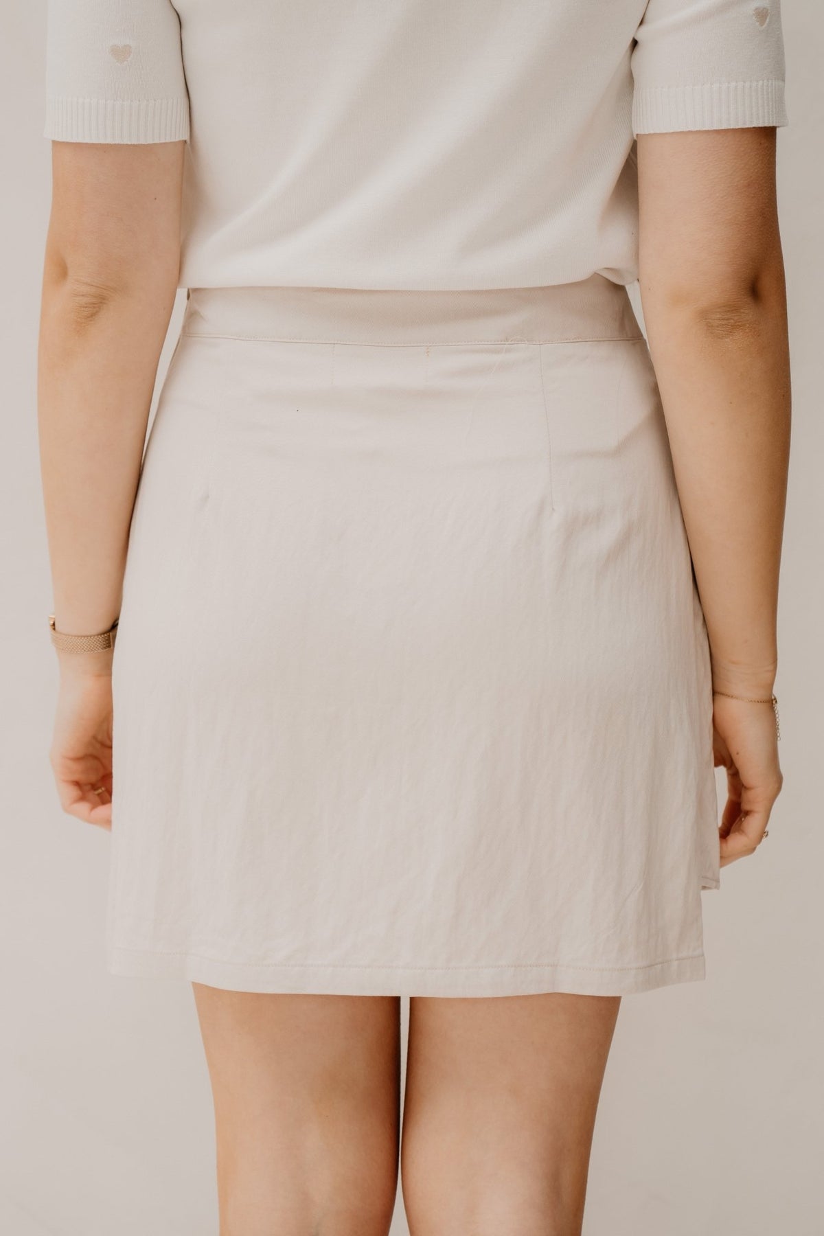 Sofie rok beige - Bij Keesje - Bij Keesje - Rok