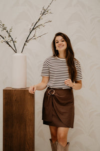 Sofie rok bruin - Bij Keesje - Bij Keesje - Rok