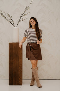 Sofie rok bruin - Bij Keesje - Bij Keesje - Rok
