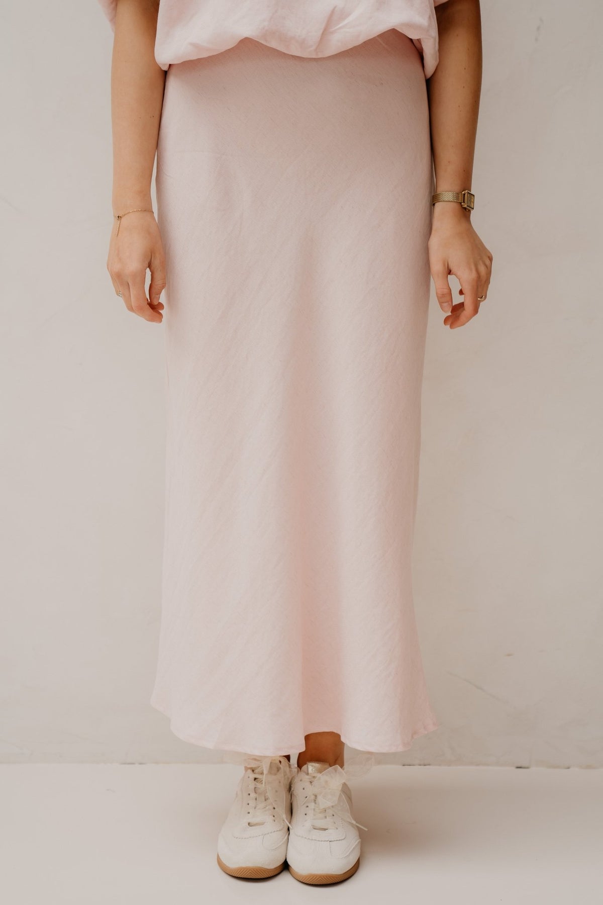 Soft Rose Melange Skirt - Bij Keesje - Sister Point - Rokken