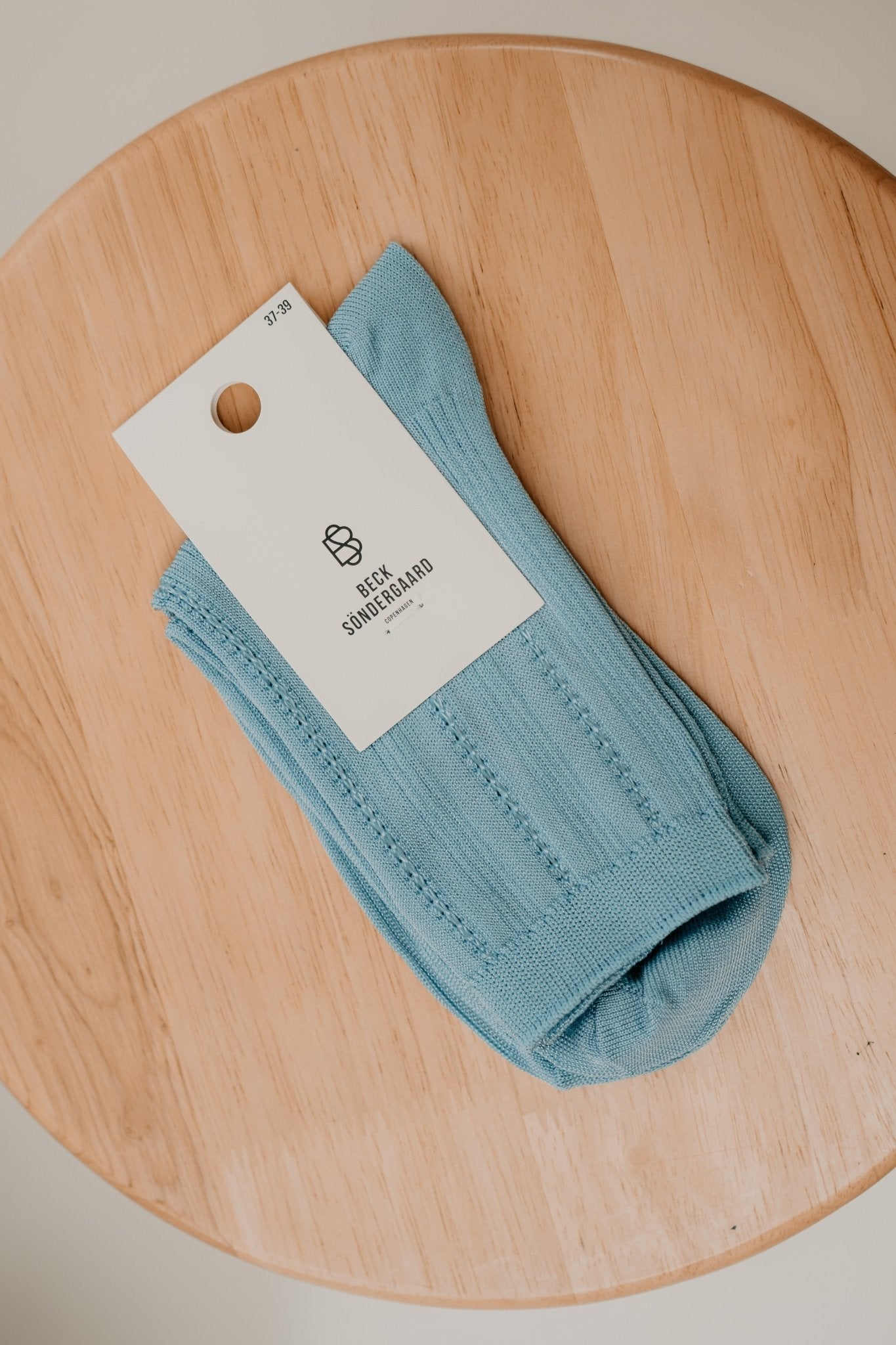 Solid Drake Sock - Falls Blue - Bij Keesje - Becksöndergaard - Sokken