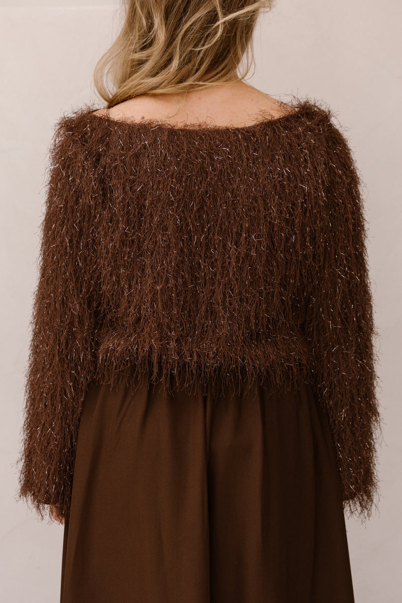 Solly top bruin - Bij Keesje - Bij Keesje