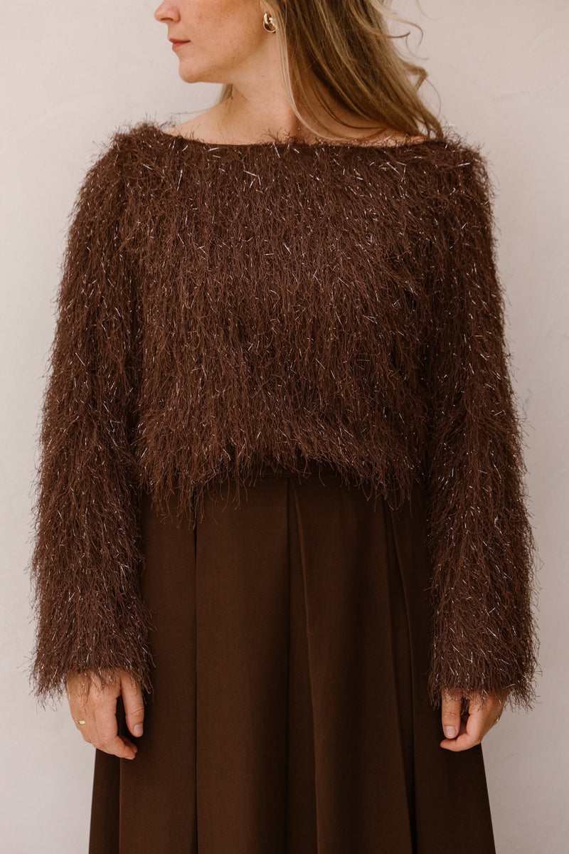 Solly top bruin - Bij Keesje - Bij Keesje