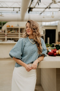 Soof Denim Top - Bij Keesje - Bij Keesje The Label - Top